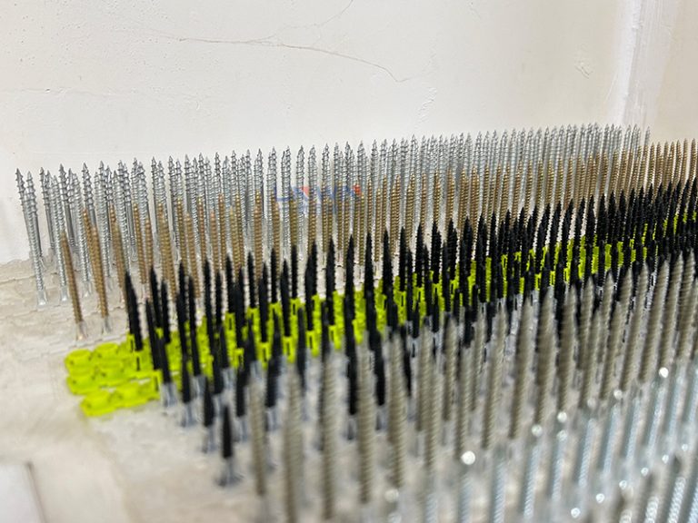 harmanlanmış alçıpan vidaları