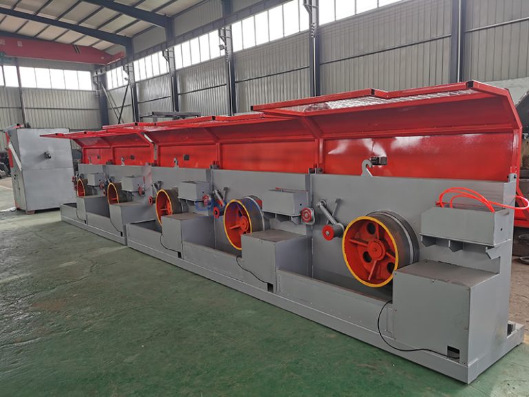 Yatay Düz Çizgi Tel Çekme Makinesi